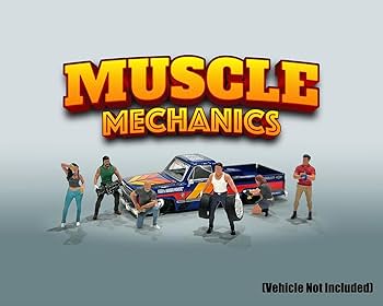 Amazon.co.jp: アメリカン ジオラマ 1/64 フィギア マッスル
